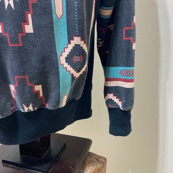 Champion Reverse Weave Aztec Hoodie Size Medium - Picture 9 of 11